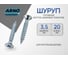 Шуруп ARNO INDUSTRIES потайной 3,5х20 1кг для крепления дерева желтое цинковое AB7103502067007 2