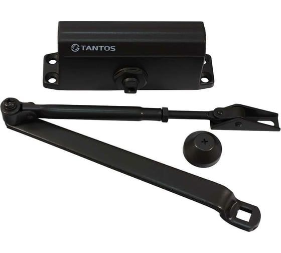 Дверной доводчик Tantos TS-DC065 черный, усилие EN3, вес двери до 75 кг, две регулировки, 00-00186796