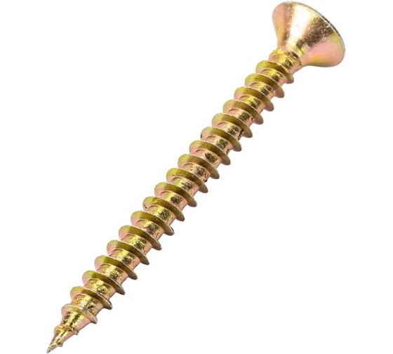 Шуруп потайной ARNO INDUSTRIES 5х70мм 95шт. для крепления дерева желтое цинковое покрытие AB7105007065098