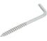 Шуруп крючок Г-образный ARNO INDUSTRIES 5х60 15шт. для подвеса и крепления сталь оцинкованный ABR105006032798 2