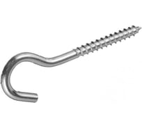 Шуруп крючок С-образный ARNO INDUSTRIES 6х60 20шт. для подвеса и крепления сталь оцинкованный ABR306006030698