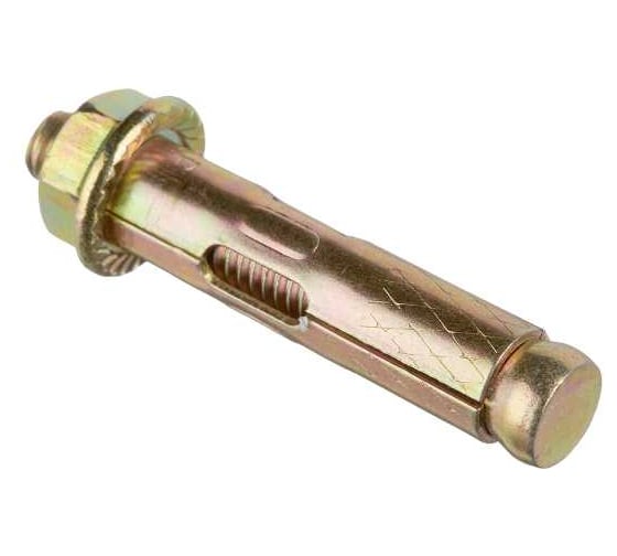 Анкерный болт ARNO INDUSTRIES 10х200мм 5шт. с гайкой для крепления конструкций к бетону и кирпичу AE1001020064098