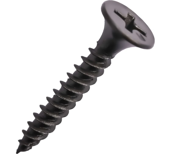 Шуруп гипсокартон-металл FASTNR 3.5X25, частая резьба, потайная головка, фосфатированные, 3000 штук FRB3525F