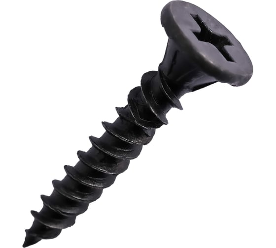 Шуруп гипсокартон-металл FASTNR 3.9X23, частая резьба, потайная головка, фосфатированные, 450 штук FR069