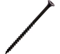 Шуруп гипсокартон-дерево FASTNR 4.2X75, редкая резьба, потайная головка, фосфатированные, с насечкой, 100 штук FR008