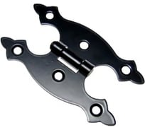 Мебельная накладная петля NOEZ Классика ПНМК-77-SL черный матовый 24781