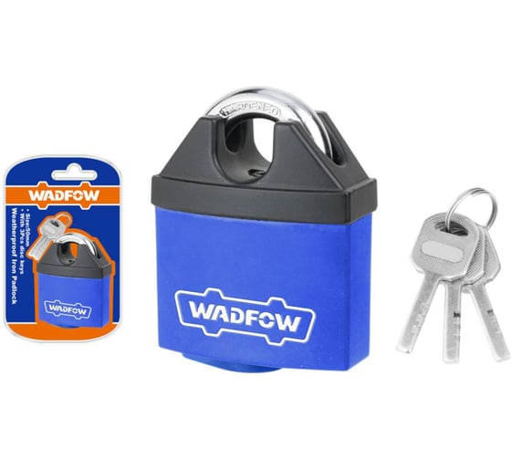 Замок навесной WADFOW всепогодный 50 мм 3/36 WPDW450