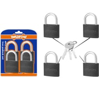Набор замков навесных WADFOW 38 мм 4 шт 6/36 WPD5444