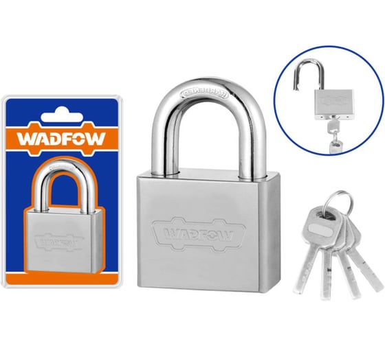 Замок навесной WADFOW 50 мм 12/48 WPDS450