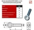 Болт откидной 23 Болта DIN 444B М12х100 (4.6) оцинкованный полная резьба, 20 шт. ботк12100пр 2