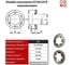 Шайба стопорная 23 Болта STARLOCK М8 нержавеющая сталь А2, 500 шт. шстопслМ8нс 2