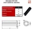 Штифт пружинный 23 Болта DIN 1481 12х26 / ГОСТ 14229-93 / ISO 8752, 250 шт. штифт14811226 2