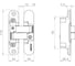 Петля скрытой установки Armadillo U3D1500.VPG BL черный (2 шт) 62491 2
