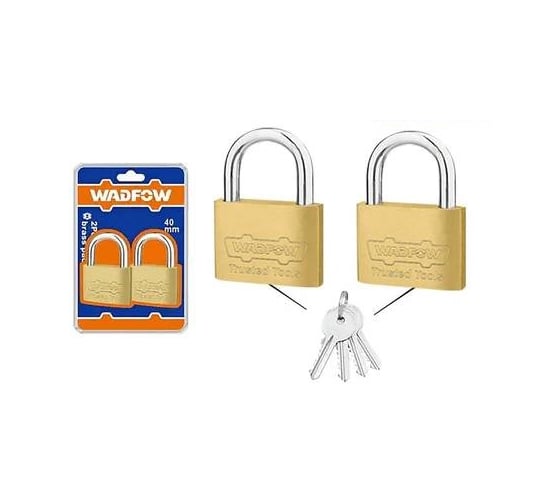 Набор замков навесных WADFOW 40 мм 2 шт 6/72 WPDT442