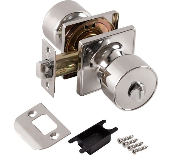 Ручка защелка Punto DK772/BL CP-BK (фик.) хром 58411