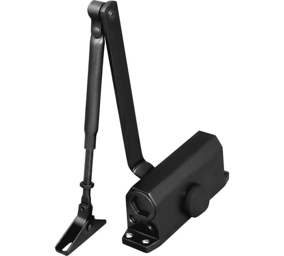 Доводчик дверной Ajax DCTR50-100 (TDR-100) 50-100кг BL черный 58825