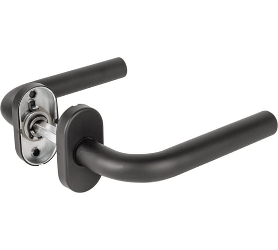 Ручка раздельная Fuaro R.DSS201-0201P/19 INOX 201 BLACK (овальное основание) 60351