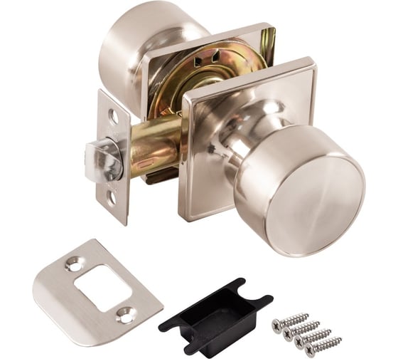 Ручка защелка Punto DK772/BL SN-PS (без фик.)никель 58409