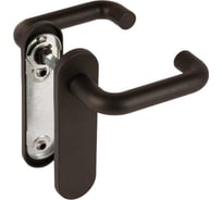 Ручка дверная Fuaro FP.DH172.0433 W/CYL HOLE NE (9x140) без отверстий под ЦМ BL-24 черный 50151