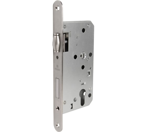 Замок врезной Fuaro DD.INOX/C-55.72/R с роликовой защелкой (лиц.планка 20 мм) 62871