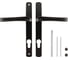 Ручка на планке Punto HANDLE.85.25.67-75 RAL 9005 черный 60799 6