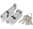 Цилиндровый механизм Ajax (AX102/70) AX1002Knob70 (35+10+25) CP хром с вертушкой 42499 1