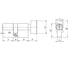 Цилиндровый механизм Ajax (AX102/70) AX1002Knob70 (35+10+25) CP хром с вертушкой 42499 2