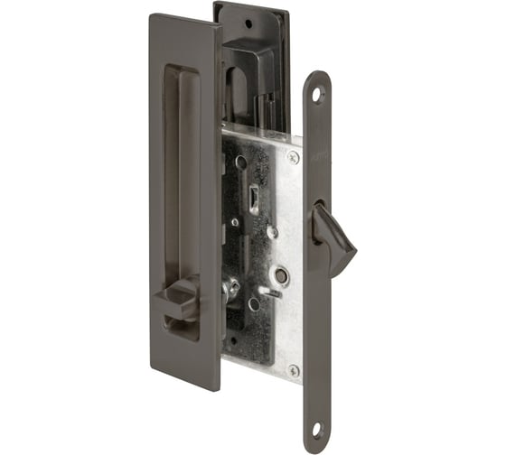 Защелка с ручками для раздвижных дверей Punto SH.SLQ152.011 (Soft LINE SLQ-011) GR графит 61881