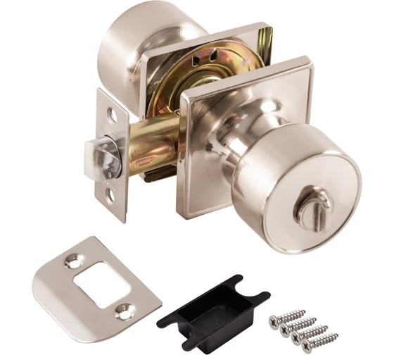 Ручка защелка Punto DK772/BL SN-BK (фик.) никель 58405