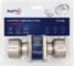 Ручка защелка Punto DK772/BL SN-BK (фик.) никель 58405 3