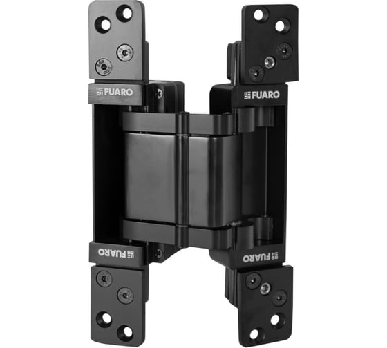 Петля скрытой установки Fuaro HH-180-200 (200 кг на 2 петли, 180 угол открывания) BL (черная) 63161