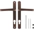 Ручка на планке Punto HANDLE.85.25.67-75 RAL 8017 коричневый 60797 4