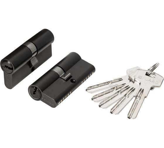 Цилиндровый механизм Fuaro (200 ZA/70) 2000ZAKey70(30+10+30) BL черный 5Key 62021