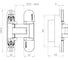 Петля скрытой установки Armadillo U3D5780.VPG BL черный TECH (2 шт) 63115 2