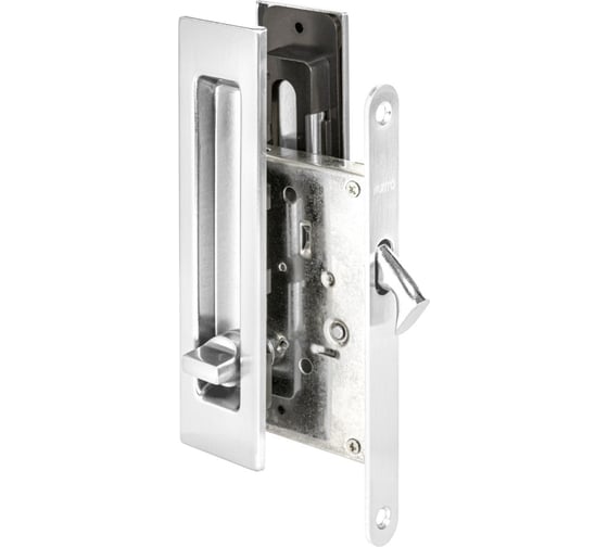 Защелка с ручками для раздвижных дверей Punto SH.SLQ152.011 (Soft LINE SLQ-011) CP хром 61885