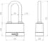 Замок навесной Punto PK-5055 L 3 key англ. длиная дужка 58373 2