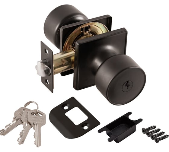 Ручка защелка Punto DK772/BL BL-ET (кл./фик.) черный 58401