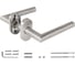 Ручка раздельная Fuaro R.DSS201-0204P/19 INOX 201 (овальное основание) 60353 4