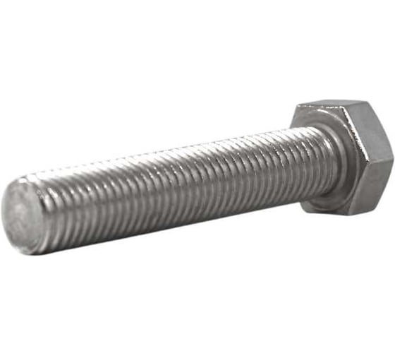 Болт NEWKEY М16х80 DIN 933 A2-70 (AISI 304), 25шт. NK-SBM16*80/A2-70/25