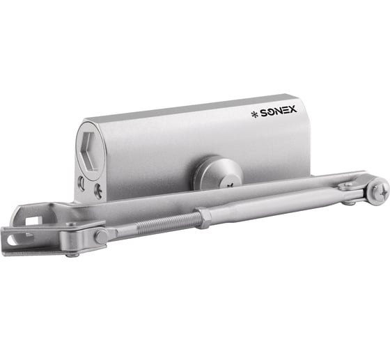 Доводчик SNX SONEX DS-140 (от 80 до 140 кг) морозостойкий серебро 20352