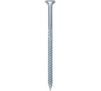 Конструкционный шуруп TULSTOR T-Drive с потайной шляпкой 4.0х60 голубой цинк ТХ15 104061-TX15