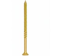 Конструкционный шуруп TULSTOR T-Drive с потайной шляпкой 5х90 желтая оцинк. ТХ25 105090