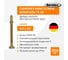 Саморез TULSTOR Eurotec Wing Screw флюгель, дерево-металл, желтый антикор 1000+ TX 30 5,5х50 уп.200шт E904339 2