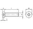 Винт Edelfix ISO 7380-1 M5x12/12 мм А2 полукр. гол. внутр. шестигр, 10 шт. 738012512 10 4