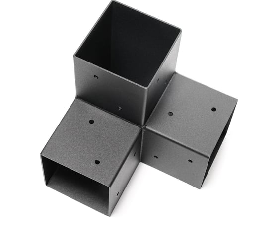 Угловой коннектор для бруса ООО СКП 80х80 мм, 2 мм - 1 шт СТ-030Ч