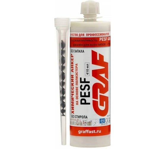 Химический анкер GRAF на основе полиэстера PESF 410 мл УТ-00001776
