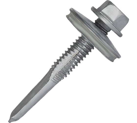 Саморез с усиленным сверлом по металлу HARDWEX ТМ HWX16-W-ED-P18-5.5 х 38 мм. св.№6, RUSPERT (шайба 16мм.) 5190040933705