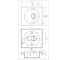 Броненакладка врезная PALIDORE 050-080-C BLACK, черный 98761624 2