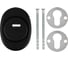 Броненакладка врезная PALIDORE 030-080-C BLACK, черный 98761628 1