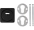 Броненакладка врезная PALIDORE 030-080-C-R BLACK, черный 98761625 1